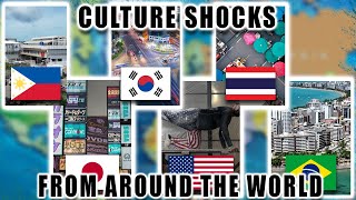 Culture Shocks You May Experience Parts 1-6 USA Japan Korea Brazil Thailand Philippines