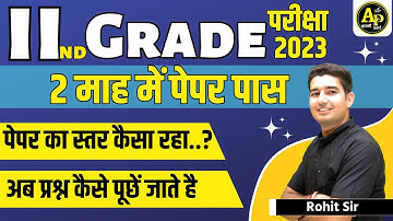 2nd Grade Teacher Re-Exam Paper 2023 | RPSC 2nd Grade Paper | कैसा रहा पेपर का लेवल | By Rohit Sir