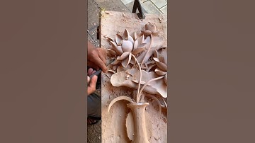 Tinh Hoa Mỹ Nghệ : Điêu khắc tranh gỗ #shorts