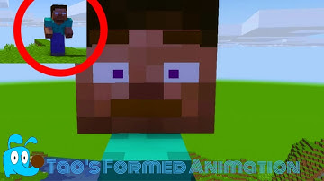 Herobrine tries to capture Steve 3 {Mine-imator animation}