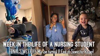 Week In The Life Of A Nursing Student| FINALS WEEK,My Son Turned 1,End of Semester Recap,Did I Pass? by Lyanne Ashae 373 views 4 months ago 36 minutes