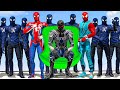 Black Iron-Spider & Army Spidey vs Team Spiderman - What If Battle Superheroes