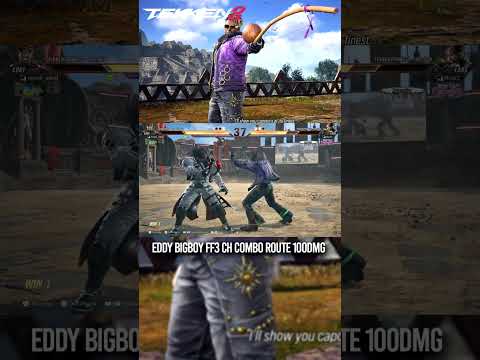 TEKKEN 8 - Eddy bigboy CH FF3 combo on a Tekken King opponent + MORE
