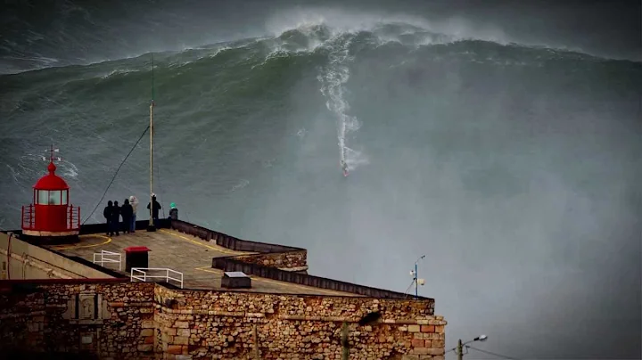 100ft World Record Wave, Garrett McNamara Surfing ...