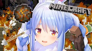 【Minecraft】天の火を降らすウサギ。ぺこ！【ホロライブ/兎田ぺこら】