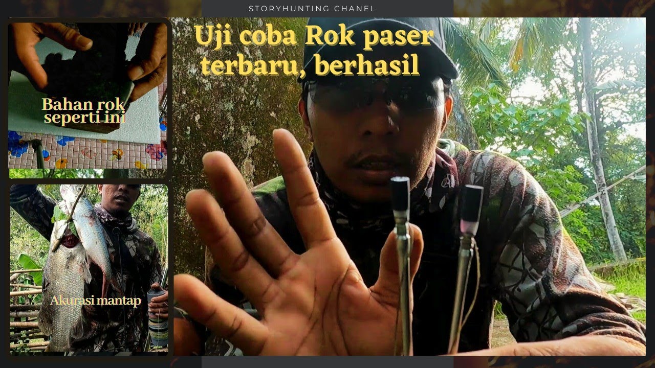 Uji coba ketahanan bahan rok paser ikan terbaru & cara pembuatannya||paser mania airgun fish hunting