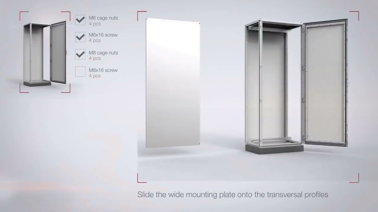 nVent HOFFMAN MTS-MPW Mounting Instructions