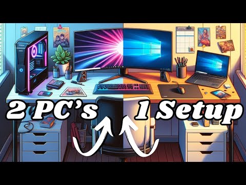 How to setup a KVM switch? (Ugreen 2 PC in 1 Monitor out)