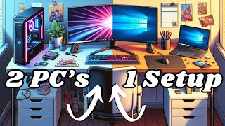 How to setup a KVM switch? (Ugreen 2 PC in 1 Monitor out)