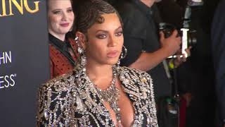 Beyonce Arrival and Donald Glover Interview at The Lion King Premiere