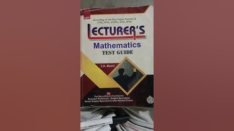 Z.R Bhatti Lecturer Mathematics