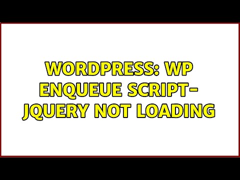 Wordpress: wp enqueue