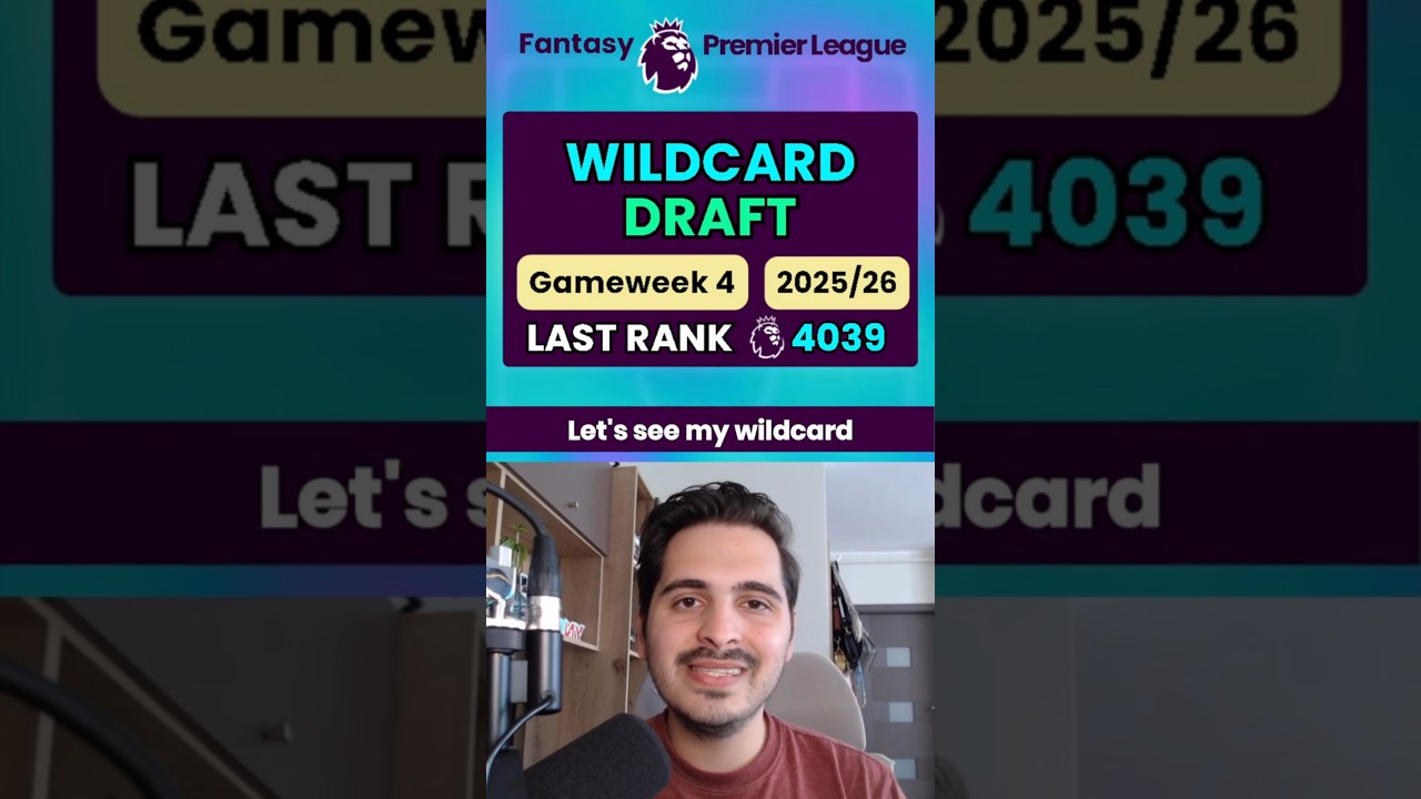 BEST GW4 WILDCARD 🔥 | FPL 25/26  