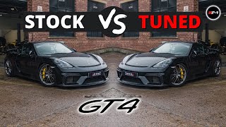 Porsche 718 Cayman GT4: Stock VS Tuned!!