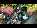 Nissan Altima 2014 2015 push start  intermittently NO START diagnostic Bad brake light relay Part 2