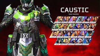 Caustic MYTHIC INTRO SELECT ANIMATIONS - Apex Legends Season 16