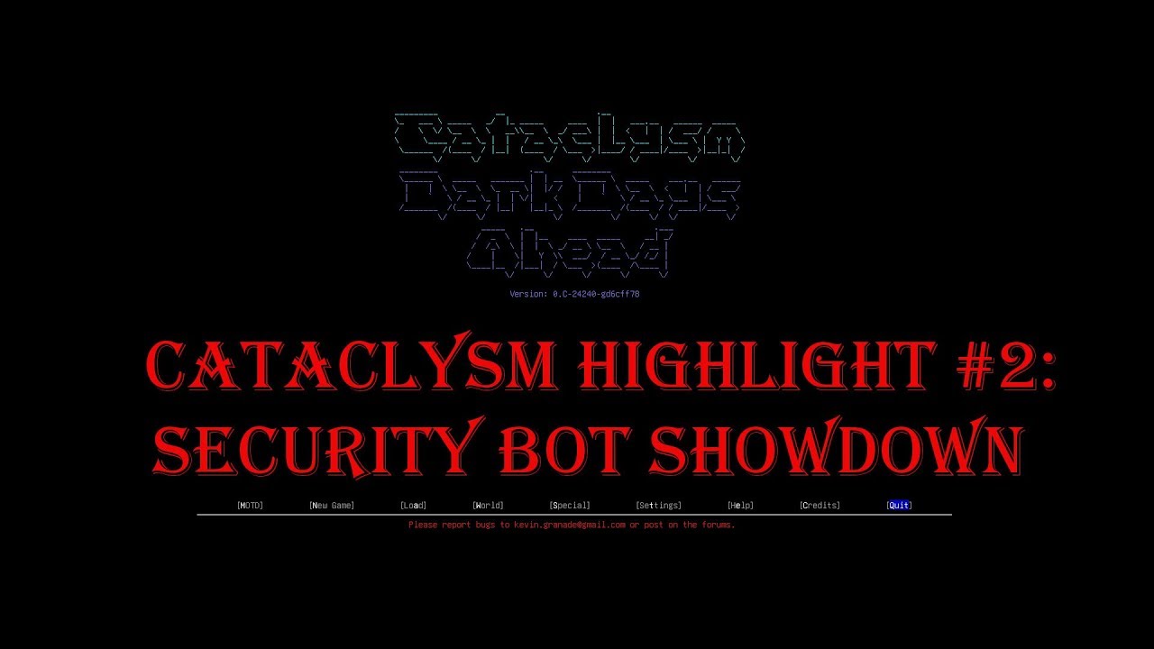cataclysm dark days ahead mutations Cataclysm Highlight #2 - Security Bot Showdown