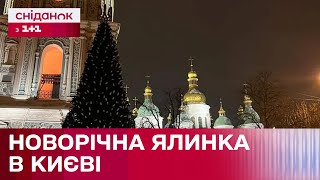 У Києві встановили новорічну ялинку: якою буде головна ялинка країни 2024?