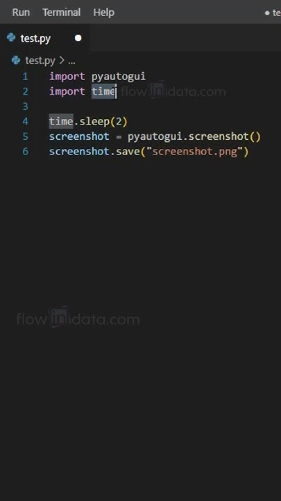 How To Take Screenshot Using Python #shorts - YouTube