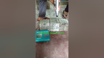 Rebound Hammer Test for Concrete  (Civil Eng. Lab Work)