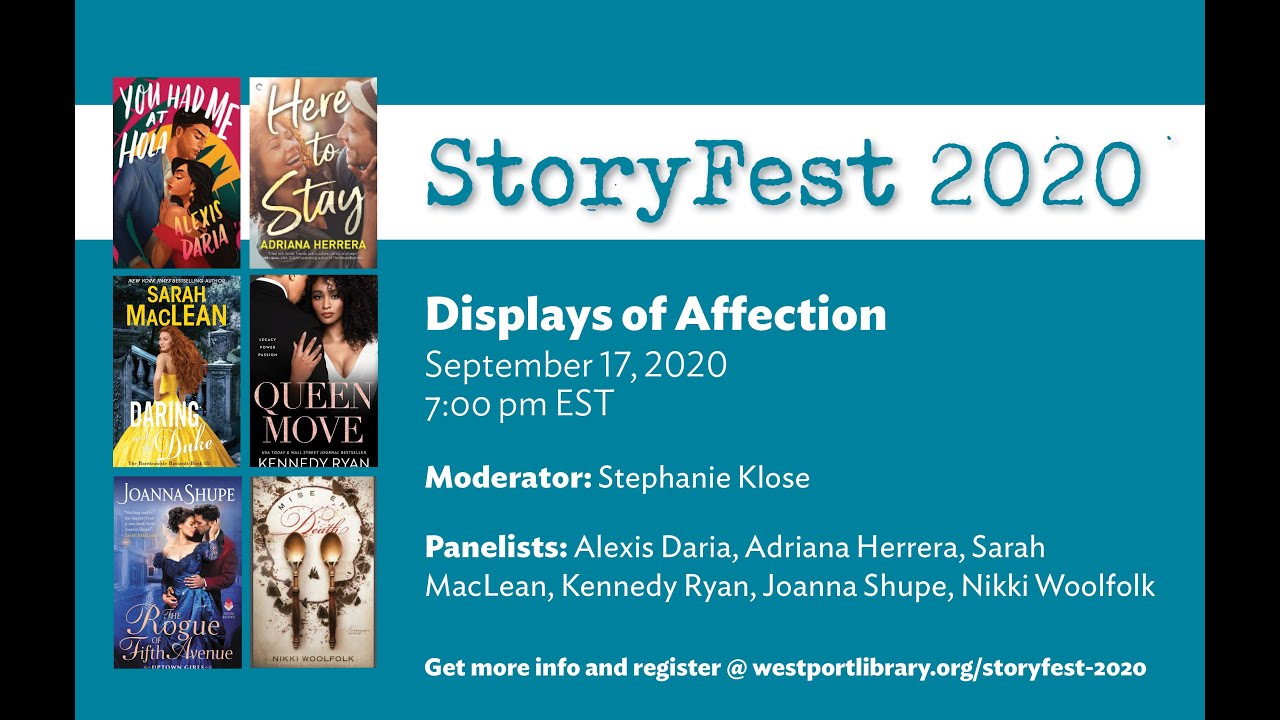 StoryFest2020 - Displays of Affection: How Love Stories Reflect the World