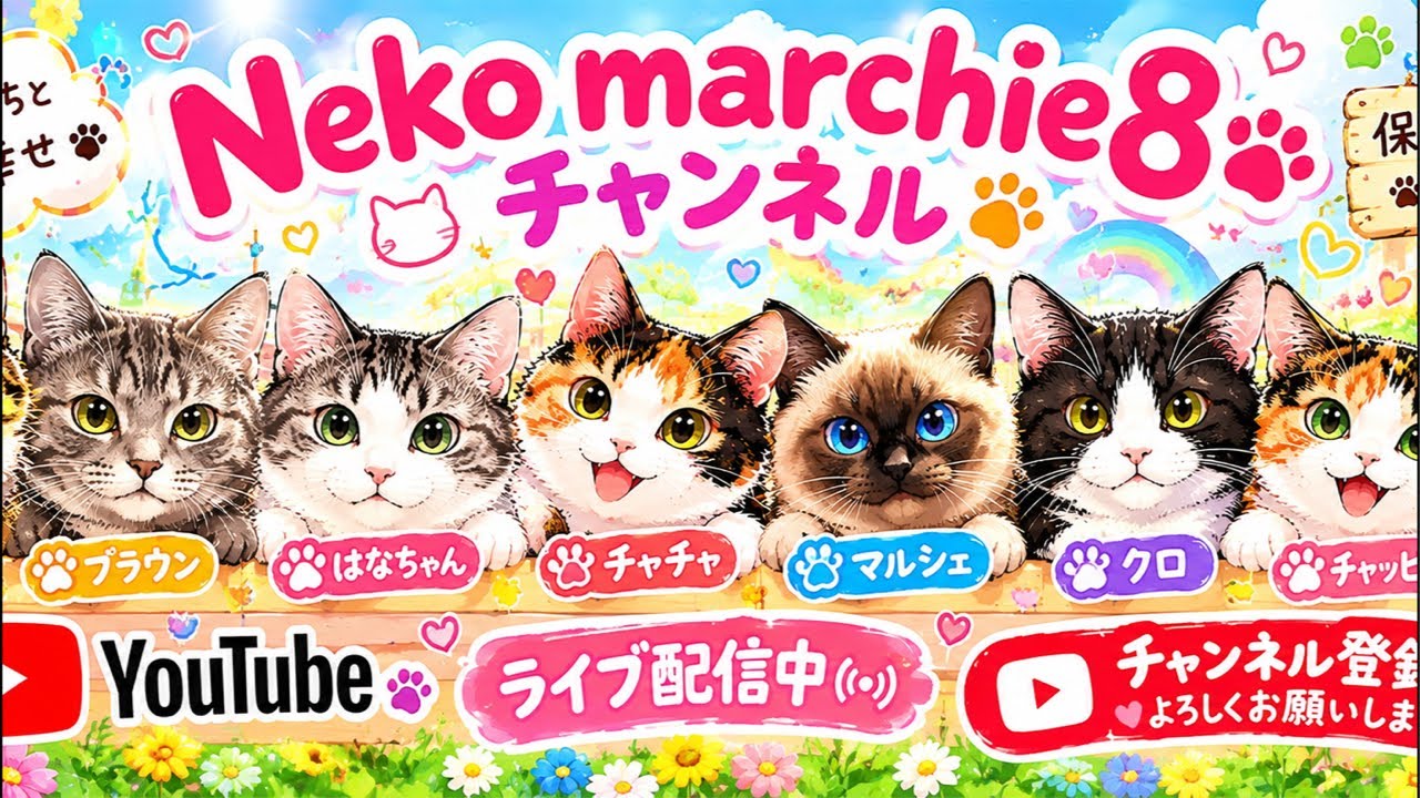 Neko marchie8 Cat′s home がライブ配信中！