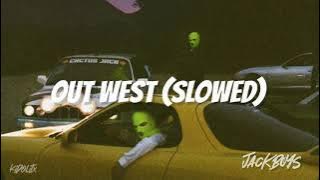 Jackboys - out west ft. Young thug (Slowed   Reverb)