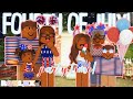 We had a FOURTH OF JULY PARTY! *SO MANY FIREWORKS* Roblox Bloxburg Roleplay