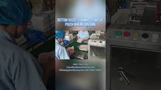 Three-Side Seal Zipper Standing Bag Machine Pouch Making Machine for Coffee,Pet Food,Snack Packaging