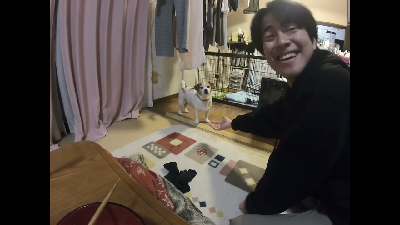 長男のボールキャッチ特訓