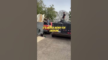 Tag Team Junk Removal With My Competition www.junknorthdfw.com #junkremoval #junknorthdfw