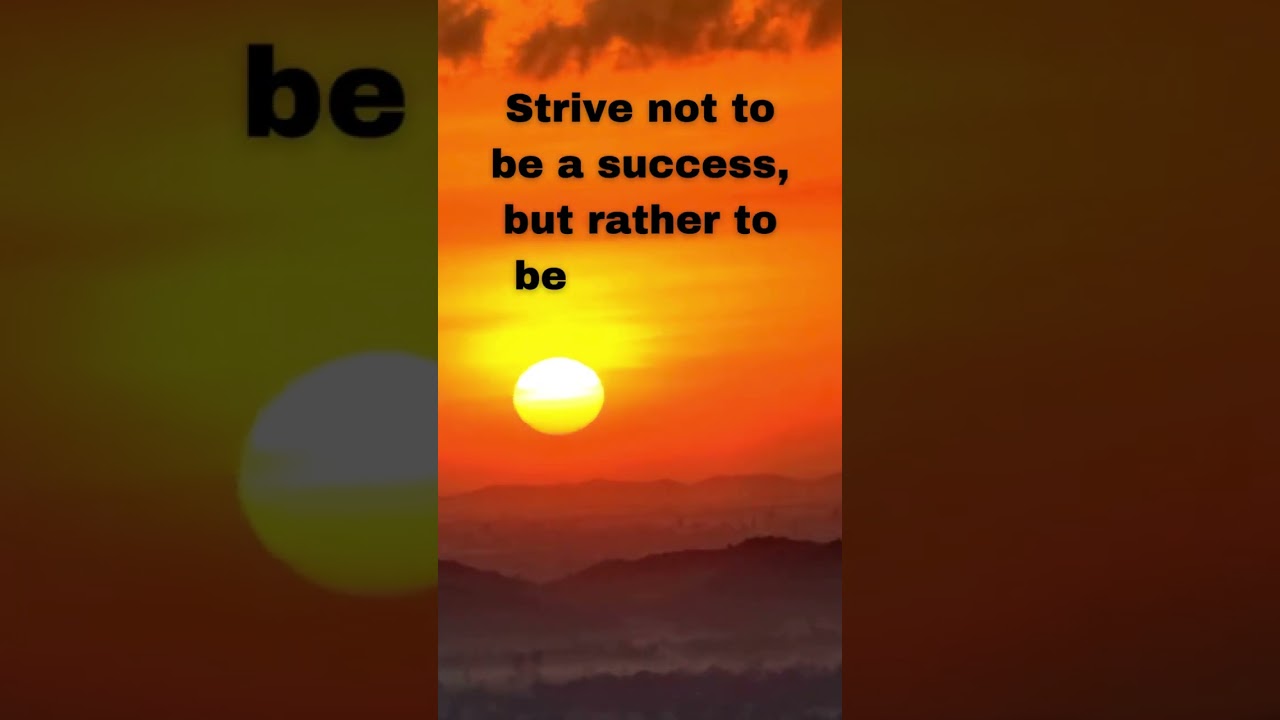 Be Valuable, Not Just Successful 