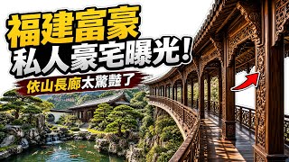 Inside a Tycoon’s Private Mansion in Fujian! Breathtaking Hillside Corridors and Impeccable Lands...