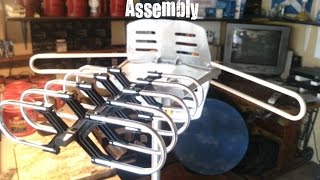Ematic HD TV Motorized Outdoor Antenna with 150-Mile Range Assembly of Long Distance Motorized Antenna