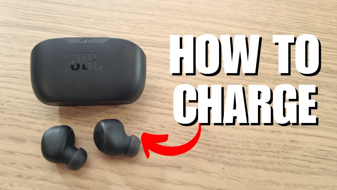 Step-by-step: How to charge JBL earbuds (basic method)