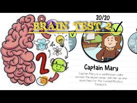 Brain Test 2 Tricky Stories Captain Mary All Levels 1-20 Solution Walkthrough Android / Ios