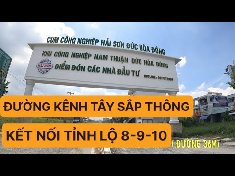 Video Đường Kênh Tây ( Đường 36m ) Kết nối các khu công... - youtube