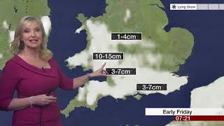 Weather Events 2019  Weather forecast  snow is coming (UK)  BBC News  January 2019