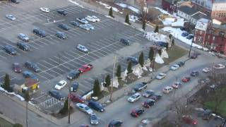 Time Lapse Video of a Parking Lot being Emptied