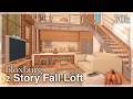 Bloxburg - 2 Story Fall Loft Speedbuild 🪴 (full build + tour) | Roblox