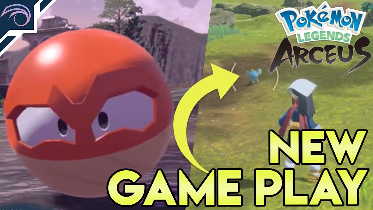 HISUIAN VOLTORB REVEAL + NEW GAMEPLAY in POKEMON LEGENDS ARCEUS