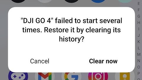 dji go 4 failed to start several times restore it by clearing its history | dii go app not working