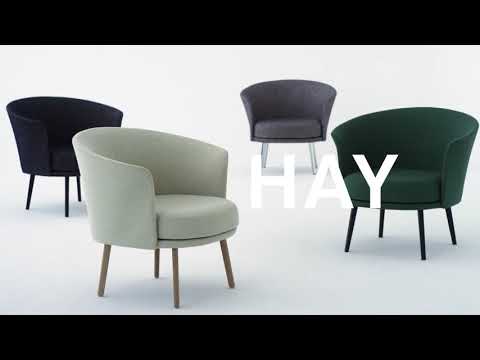 HAY Dorso Chair by GamFratesi  Discover the Hidden 360 Swivel Function