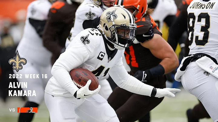 Alvin Kamara's Best Plays from 110-yard Game vs Br...