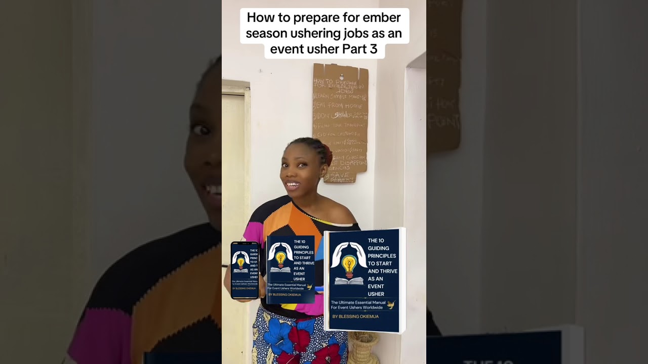 How to prepare for December ushering jobs part 3