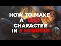 Making a D&D Character in LESS than 5 Minutes | Dungeons and Dragons
