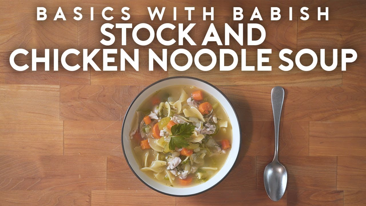 Binging with babish chicken noodle soup