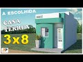 MNI CASA 3X8 METROS – A ESCOLHIDA