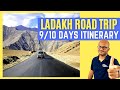 Ultimate 9day ladakh trip guide 2024  leh ladakh trip by road in 10 days  dheeraj sharma