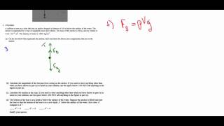 AP Physics B - 2013 #1 (Fluids - Bouyancy)